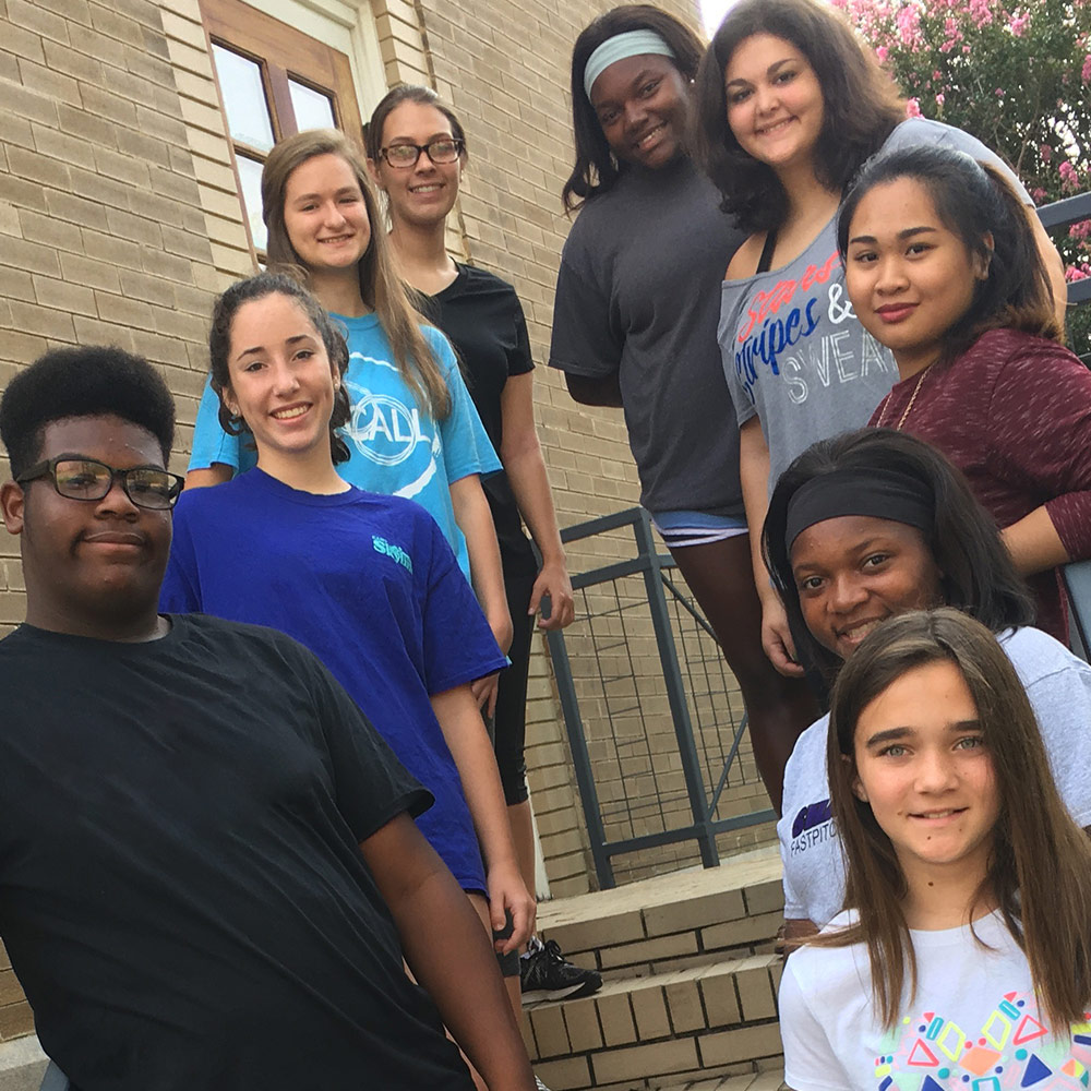 Volunteers at the Carnegie Visual Arts Center