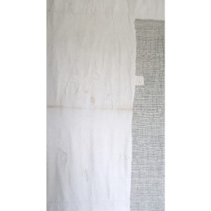 2020 | vintage cotton sheet made from Cullman County, AL repurposed feed sacks, linen, sashiko thread