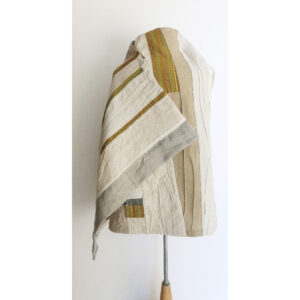 2020 | repurposed linen remnants, linen cloth, linen thread