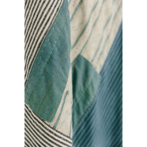2020 | repurposed linen and cotton cloth, indigo dyed cotton cloth, sashiko thread